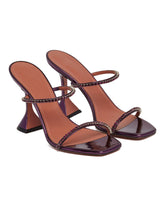 Purple Gilda Sandals - Amina muaddi women | PLP | dAgency