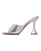 Silver Leather Lupita Mules | PDP | dAgency