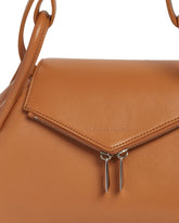 Brown Gemini Shoulder Bag | PDP | dAgency