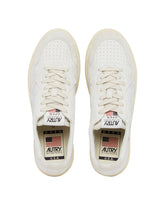 White Low Open Sneakers - AUTRY MEN | PLP | dAgency