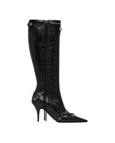 Black Leather Cagole Boots - Women's boots | PLP | dAgency