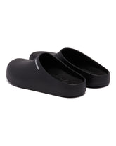 Black Slip-On Slide Sandals | PDP | dAgency