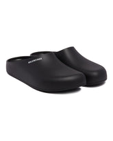 Black Slip-On Slide Sandals - Men's slides | PLP | dAgency