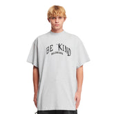 Grey Be Kind Logo T-Shirt - Balenciaga men | PLP | dAgency