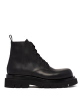Black Lug Lace-Up Ankle Boots - Men's boots | PLP | dAgency