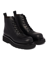 Black Lug Lace-Up Ankle Boots - Men's boots | PLP | dAgency