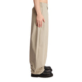 Gray Cotton Pleated Pants | PDP | dAgency