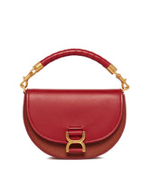 Red Leather Shoulder Bag - SALE WOMEN | PLP | dAgency