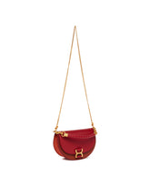 Red Leather Shoulder Bag - SALE WOMEN | PLP | dAgency