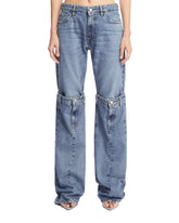 Blue Open Knee Jeans - Women's jeans | PLP | dAgency