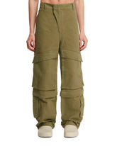 Green Hard Cargo Pants - ENTIRE STUDIOS MEN | PLP | dAgency