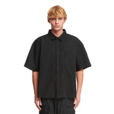 Black Short Sleeve Shirt - ENTIRE STUDIOS MEN | PLP | dAgency