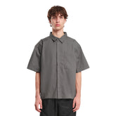 Grey Short Sleeves Shirt - ENTIRE STUDIOS MEN | PLP | dAgency