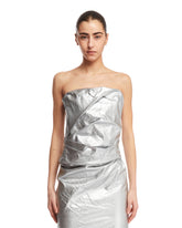 Silver Strapless Top - SALE WOMEN CLOTHING | PLP | dAgency