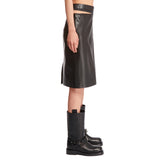 Black Leather Skirt - FENDI | PLP | dAgency