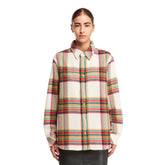 Multicolor Tartan Cashmere Shirt - Women's shirts | PLP | dAgency