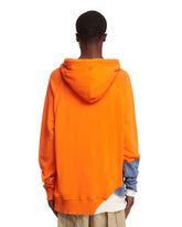 Orange Cotton Hoodie | PDP | dAgency