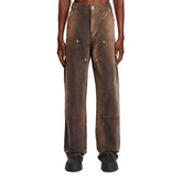Brown Cotton Pants - HERON PRESTON MEN | PLP | dAgency