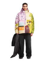 Multicolor Printed Down Jacket - KIDSUPER MEN | PLP | dAgency