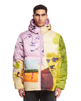 Multicolor Printed Down Jacket - KIDSUPER MEN | PLP | dAgency