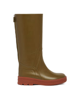 Green Leather Lakeside Boots - Loro piana women | PLP | dAgency