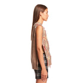 Brown Cut-out Tank Top - GIFT GUIDE FOR HER | PLP | dAgency