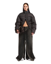 Black Cropped Down Jacket - SALE WOMEN CLOTHING | PLP | dAgency