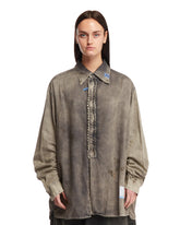Grey Ruched Shirt - SALE WOMEN CLOTHING | PLP | dAgency