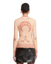Second Skin Henna Print Top | MARINE SERRE | dAgency