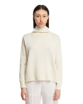 White Turtleneck Sweater - MAX MARA WOMEN | PLP | dAgency