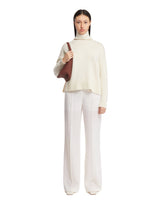 White Turtleneck Sweater - SALE WOMEN CLOTHING | PLP | dAgency