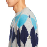 Multicolor Argyle Sweater | PDP | dAgency