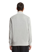 Gray Zip-Up Sweatshirt | PDP | dAgency