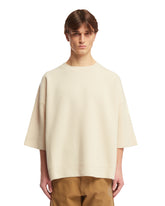 White Short Sleeve Sweater - Moncler Genius Men | PLP | dAgency