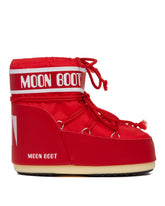 Red Icon Low Nylon Boots - MOON BOOT WOMEN | PLP | dAgency