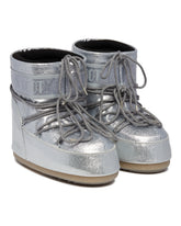 Silver Icon Low Nylon Boots - MOON BOOT WOMEN | PLP | dAgency