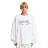 White Varsity Sweatshirt - GIFT GUIDE FOR HIM | PLP | dAgency