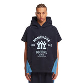 Blue Cotton Logo Hoodie - Men's clothing | PLP | dAgency