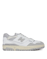 White And Grey 550 Sneakers - NEW BALANCE | PLP | dAgency