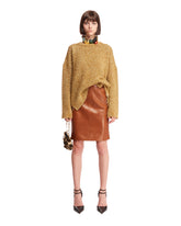 Gold Metalized Sweater - Women's knitwear | PLP | dAgency