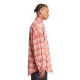 Pink Checked Cotton Shirt - Men's clothing | PLP | dAgency