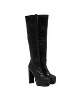 Black Toe Cap Boots - SALE WOMEN SHOES | PLP | dAgency