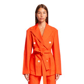Orange Wool Antonia Jacket - Women's jackets | PLP | dAgency