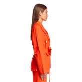 Orange Wool Antonia Jacket - SETCHU WOMEN | PLP | dAgency
