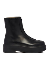 Black Zipped Ankle Boots - the row women | PLP | dAgency