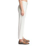 White Cropped Jeans - Toteme studio women | PLP | dAgency