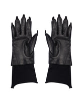Black Long Nails Effect Gloves | PDP | dAgency