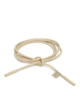 Cream Leather Rope Belt - Women's accessories | PLP | dAgency