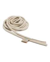 White Leather Rope Belt | PDP | dAgency