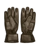 Olive Leather Gloves - New arrivals men's accessories | PLP | dAgency